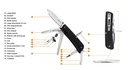 Ruike LD42-B Multi-functional Pocket Knife | 19 Tools